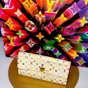 Authentic Louis Vuitton Multi Color Wallet